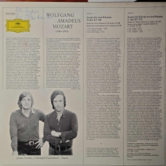 Wolfgang Amadeus Mozart, Christoph Eschenbach • Justus Frantz – Sonata in D major, K. 448 for Two Pianos / Sonata in C major, K. 521 for Piano Four Hands