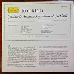 Concierto De Aranjuez · Concerto Serenade For Harp