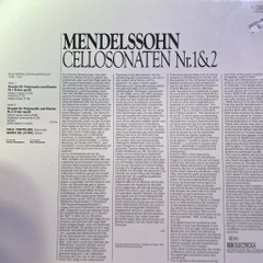 Mendelssohn - Paul Tortelier, Maria De La Pau – Cello Sonatas Nos. 1 & 2