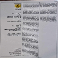 Pierre Fournier, Berlin Philharmonic Orchestra, Alfred Wallenstein – Elgar Cello Concert In E Minor Op.85