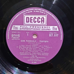 Vienna Opera Orchestra, István Kertész – Don Pasquale - Highlights