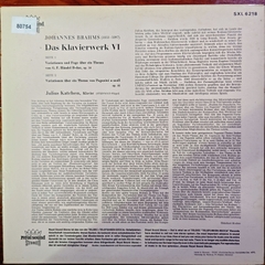 Handel Variations Op. 24 & Paganini Variations Op. 35