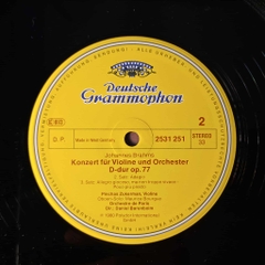 Pinchas Zukerman · Orchestre de Paris · Daniel Barenboim – Violin Concerto