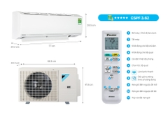 Máy lạnh treo tường Non Inverter Daikin FTF25XAV1V - 1.0HP