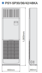 Máy lạnh tủ đứng Mitsubishi Electric PSY-SP36KA/SUY-SA36KA (4 HP)