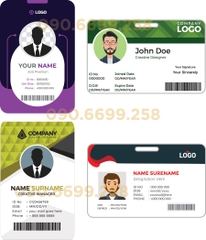 Mẫu thẻ nhân viên đẹp 2024 mới nhất