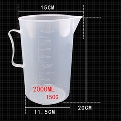 Ca đong nhựa 2L có tay cầm