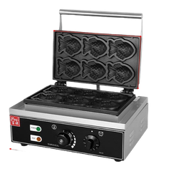 Máy làm bánh cá - máy nướng bánh cá taiyaki (khuôn 6 )