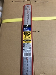 Thước thép thẳng mạ nhũ bạc 600mm 13021