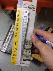 Thước nhọn đo khe 150mm 62600