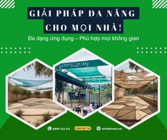Lưới che nắng, chắn mưa tạt – Bền đẹp, hiệu quả vượt mong đợi