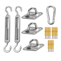 Bộ phụ kiện móc inox 304 dùng lắp đặt lưới che nắng