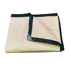 Lưới che sân vườn - Lưới che nắng 90% - 340GSM Màu Vàng Cát