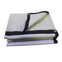 Lưới che sân vườn - Lưới che nắng 90% - 340GSM Màu Xám