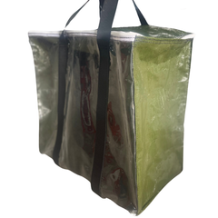 Túi Bạt Nắp Vuông Đựng Đồ, Chống Nước - Xanh Rêu