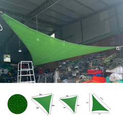 Lưới che nắng 90% - HDPE 325GSM Hàn Quốc- Tam giác đều 2x2x2m