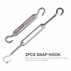 Bộ phụ kiện móc inox 304 dùng lắp đặt lưới che nắng