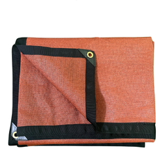 Lưới che sân vườn - Che nắng 90% - 340GSM Màu Đỏ Cam