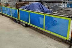 Lưới PVC may dây phản quang
