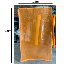 Rèm Lưới PVC420D Chắn Bụi, Côn Trùng, Che Nắng - Kích thước 1.2m x 1.9m