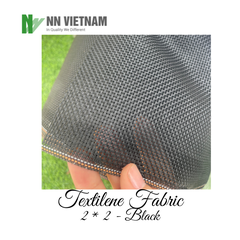 Vải lưới Textilene Fabric - Khổ lưới 1.5m màu đen (2 sợi x 2 sợi)