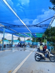 Lưới che nắng 80% - HDPE 230GSM - Xanh Dương