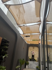 Lưới Che Nắng 80% - HDPE 230gsm - Màu vàng cát