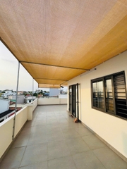 Lưới che sân vườn - Lưới che nắng 90% - 325GSM Màu Vàng Cát