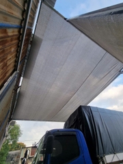 Lưới che sân vườn - Lưới che nắng 90% - 325GSM Màu Xám