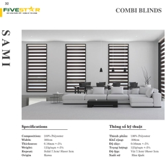 Rèm cầu vồng Fivestar Sami 01-03