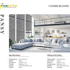 Rèm cầu vồng Fivestar Pansy 01-03