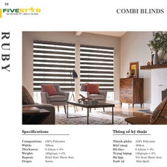 Rèm cầu vồng Fivestar Ruby 01-03