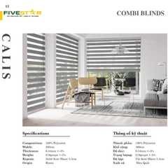 Rèm cầu vồng Fivestar Calis 01-03