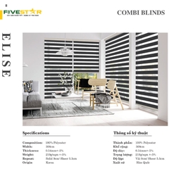 Rèm cầu vồng Fivestar Elise 01-03