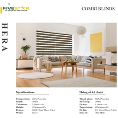 Rèm cầu vồng Fivestar Hera 01-03