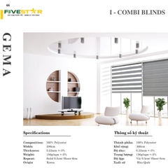 Rèm cầu vồng Fivestar Gema01-Gema04
