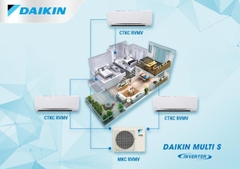 Dàn Nóng Điều Hòa Multi-S Daikin 24.000BTU 1 chiều MKC70SVMV