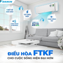 Điều Hòa Treo Tường Daikin Inverter 18.000BTU 1 Chiều FTKF50XVMV