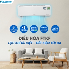 Điều Hòa Treo Tường Daikin Inverter 12.000BTU 1 Chiều FTKF35XVMV