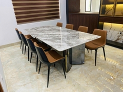 Bàn Ăn Mặt Đá Tinh Thể BA202