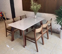 Bàn ăn mặt đá Howard - BAMD01