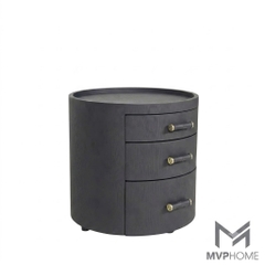Tab Đầu Giường Tròn 3 Ngăn kéo Nightstand TG090