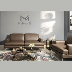 Sofa văn phòng kata da Ý nhập khẩu - SF023