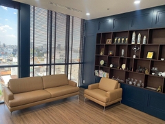 Sofa văn phòng kata da Ý nhập khẩu - SF023