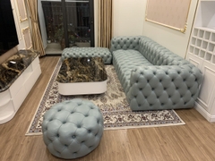 Sofa Tân Cổ Điển Louis da nhập khẩu