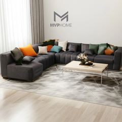 Sofa Minotti nỉ/da