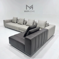 Sofa Minotti nỉ/da