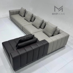 Sofa Minotti nỉ/da