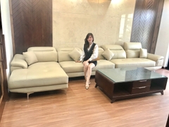 Sofa góc da Hàn Roman - SF020