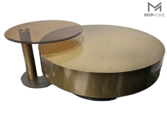 Bàn Trà Inox Xước